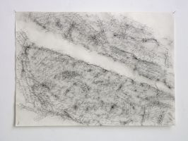 Toine Horvers, rubbings [on rock surface]/drawing with pencil on paper, 2004, 42
x 58 cm.
PHŒBUS•Rotterdam