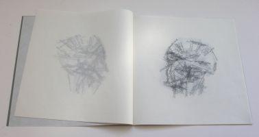 Toine Horvers, 'Names: sections of the Head', 2008 - 2009, sagittalesecties van het hoofd [gebaseerd op Gerhardt/Frommhold, Atlas of AnatomicCorrelations in CT and MRI], potlood/japans papier, 39 x 39 cm.
PHŒBUS•Rotterdam