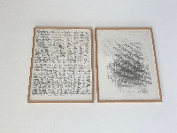 Toine Horvers, tekening, ''Names'' [.], zw potlood / papier, 50 x 65 in lijst.
PHŒBUS•Rotterdam