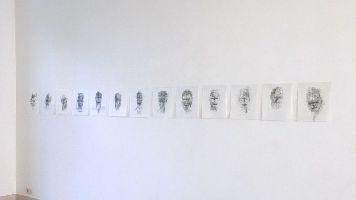 Toine Horvers, twaalf ''Kunstvlaaiportretten'' 2006, potlood / papier,

elk 36 x 32 cm.
PHŒBUS•Rotterdam