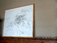 Toine Horvers, tekening ''Names. Sagittal of Ear'', 1998, zw potlood / papier, 50 x 65 in lijst
PHŒBUS•Rotterdam