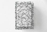 Hans Houwing, z.t. 13.12.16 [kooitje met kruizen], volière- en chrysantengaas, 16x16x13,5 cm., detail
PHŒBUS•Rotterdam