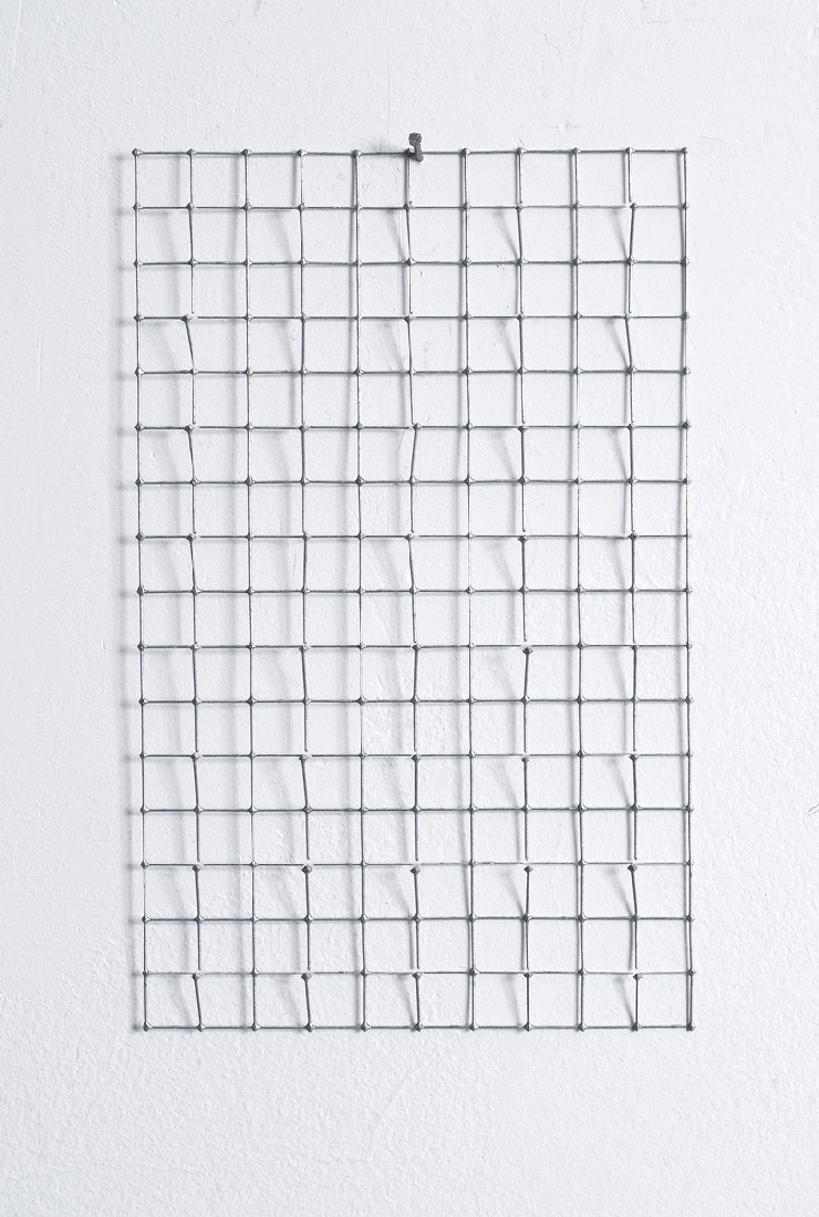 Hans Houwing, multiple 2002, oplage 200, 20 x 12,5 x 0,5 cm, volière-gaas
PHŒBUS•Rotterdam