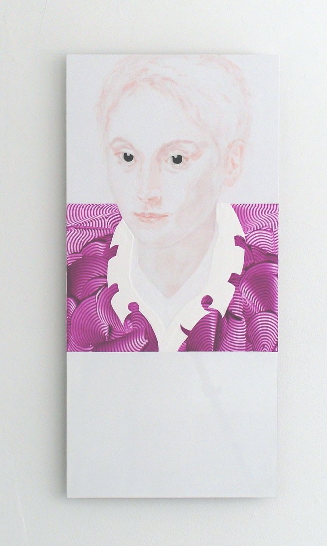 Bernadet ten Hove: Baertje van Adrichem, 2014; naar Jacob Willemz. Delff (1593 - in Museum Boymans-van Beuningen), acryl, lakverf en vilt op aluminium 73,5 x 35 x 2 cm.
PHŒBUS•Rotterdam Bernadet ten Hove: Baertje van Adrichem, 2014; naar Jacob Willemz. Delff (1593 - in Museum Boymans-van Beuningen), acryl, lakverf en vilt op aluminium 73,5 x 35 x 2 cm.
PHŒBUS•Rotterdam