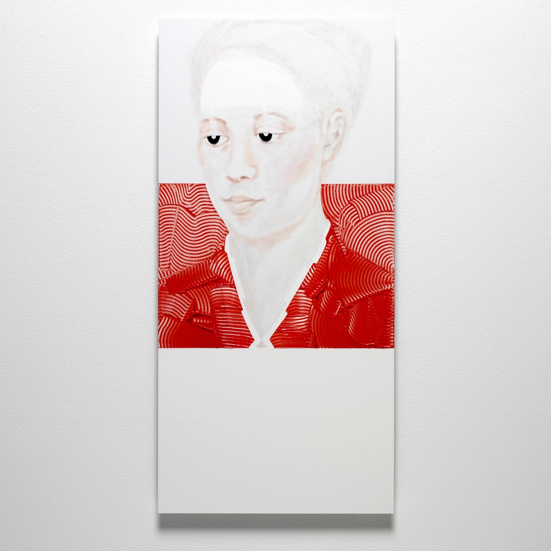 Bernadet ten Hove: Jonge vrouw; naar Rogier van der Weyden; acryl, lakverf en vilt op aluminium 73,5 x 35 x 2 cm.
PHŒBUS•Rotterdam Bernadet ten Hove: Jonge vrouw; naar Rogier van der Weyden; acryl, lakverf en vilt op aluminium 73,5 x 35 x 2 cm.
PHŒBUS•Rotterdam