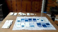Rabin Huissen, werken met lichtgevoelig materiaal, gestuurd vanuit Japan, Myanmar en Thailand, ontwikkeld in PHŒBUS•Rotterdam - basis voor de expositie 8 mei t/m 11 juni 2016
PHŒBUS•Rotterdam