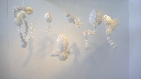 Regula Maria Müller, Wolkenstudies in glas en papier (gesponnen, gebreid), 2013,

16 x 30 x 15 cm. tot 80 x 65 x 25 cm.
PHŒBUS•Rotterdam