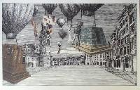 Pjotr Müller, piezogravure/inkttekening pen/papier - alle werken ca. 30 x 50 cm.

[Amsterdam met Khst]
PHŒBUS•Rotterdam