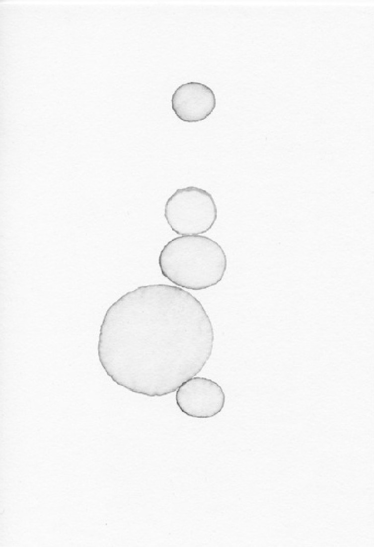 Jadranka Njegovan, 2020-2021 [z.t., druppels], werk in waterverf/papier, A4
PHŒBUS•Rotterdam