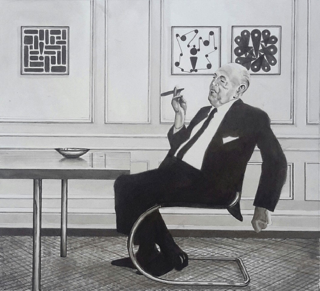Johan van Oord, Mies van der Rohe, Cantilever Chair 1930s, 2019,
gewassen inkt / papier, 29 x 31 cm.
PHŒBUS•Rotterdam Johan van Oord, Mies van der Rohe, Cantilever Chair 1930s, 2019,
gewassen inkt / papier, 29 x 31 cm.
PHŒBUS•Rotterdam