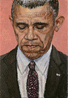 Helma Pantus, President (Barack Obama), 2016, olieverf op doek. 50 x 35 cm
PHŒBUS•Rotterdam