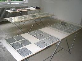 Michel Roux, expositie projectenkamer voorjaar 2004, inkttekeningen (rotring 0.2 en 0.4 mm.) op papier, 35 x 25 en 20 x 15 cm.
PHŒBUS•Rotterdam