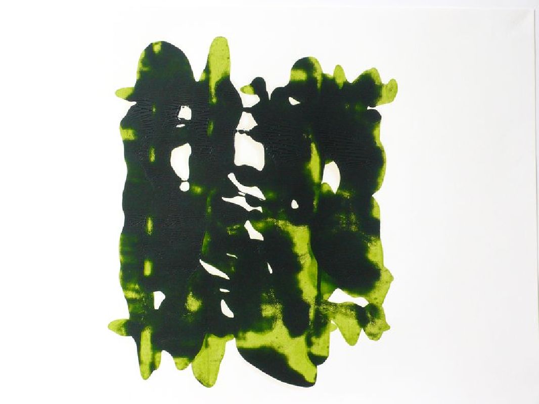 George le Roy, z.t. monodruk 2008, olieverf op papier [sapgreen],
0.50 x 0.70 m.
PHŒBUS•Rotterdam