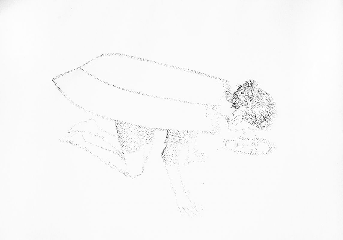 Amparo Sard, papierreliëf 2010 [ASboatasFly], 32,5 x 46 cm.
PHŒBUS•Rotterdam
