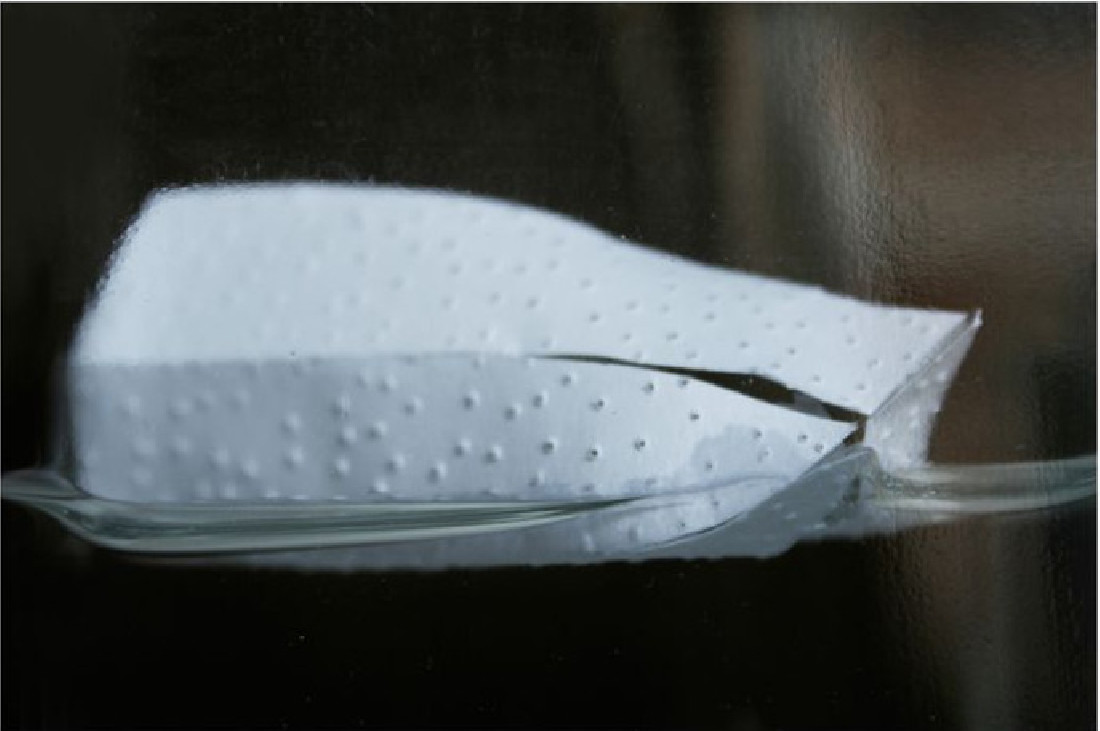 Amparo Sard, z.t. [Paper boat on water] 2010, foto's, verschillende prints, opl...,

35 x 45 cm. incl. witrand.
PHŒBUS•Rotterdam