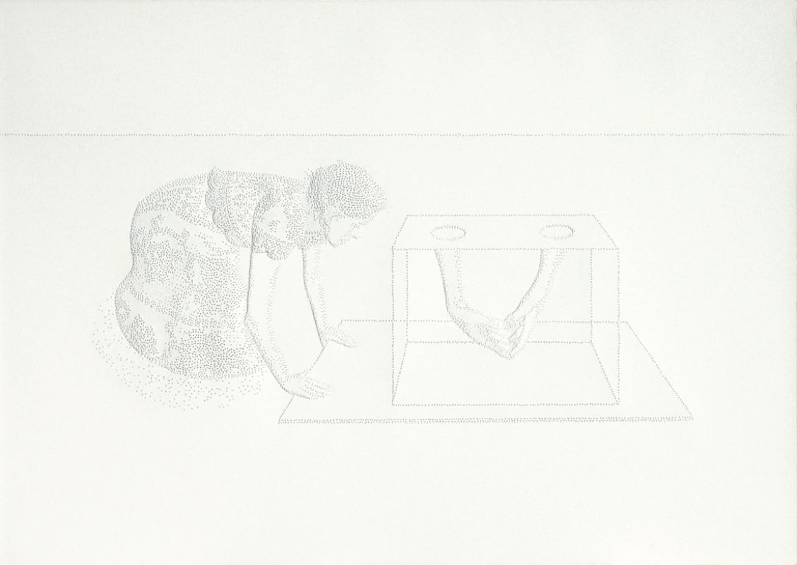 Amparo Sard, papierreliÃ«f 2010 [ASobservingOHSc], 32,5 x 46 cm.
PHŒBUS•Rotterdam
