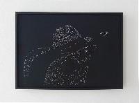 Amparo Sard, geperforeerd papierreliëf in zwart, 2016, 32,5 x 46 cm.
PHŒBUS•Rotterdam
