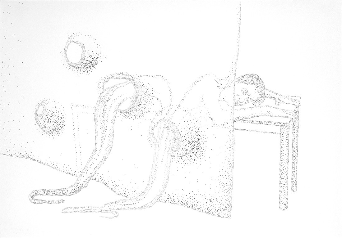 Amparo Sard, 2018, geperforeerd papierreliëf, 32 x 46,5 cm. [AS oT W WStr]
PHŒBUS•Rotterdam