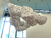 Amparo Sard, ''Caring for...'', 2020, polyester, hanging sculpture, l / ø ca. 1.20 m.
PHŒBUS•Rotterdam