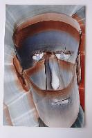 Eva-Maria Schön, ‘ZU-ZWEIT-SEIN’, 2020, waterverf met paletmes aangebracht en ‘geblazen’ (zie bijvoorbeeld bij mond en ogen) op papier: ‘Doppeltstücke’, elk element 30 x 24 cm. Gemaakt in april 2020 n.a.v. het dragen van maskers tijdens de corona-crisis.
PHŒBUS•Rotterdam