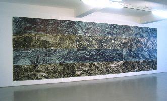 Eva-Maria Schön, installatie met de hand beschilderde papiervellen

1 x 0.70 m.
PHŒBUS•Rotterdam