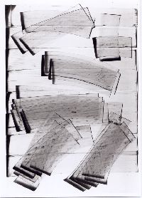 Eva-Maria Schön, z.t. 1996, aquarel op papier, aangebracht met paletmes,

1 x 0.70 m. [transparent, gekleurd]
PHŒBUS•Rotterdam