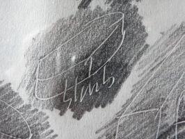 Frank Sciarone, detail tekening ['blurb'], 1992, potlood op papier, 15 x 22 cm (detail)
PHŒBUS•Rotterdam