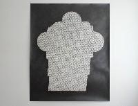 Frank Sciarone, Patterns in a Chromatic Field, 2012, potlood op papier, 250 x 198 cm., detail
PHŒBUS•Rotterdam