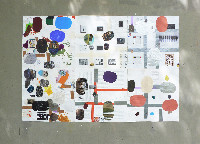 Jan Smejkal, 2021, zes tweezijdige collages 0.68 x 0.68 m.
PHŒBUS•Rotterdam