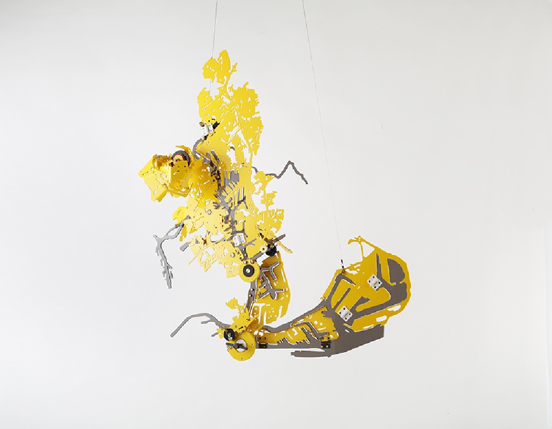 Ken'ichiro Taniguchi, Hecomi Study for Rotterdam City, #2 2019, Compressed PVC, Hinges, Steel, Brass, Rotatable devices, Rubber, hxbxd 65 x 61 x 25 cm.
PHŒBUS•Rotterdam Ken'ichiro Taniguchi, Hecomi Study for Rotterdam City, #2 2019, Compressed PVC, Hinges, Steel, Brass, Rotatable devices, Rubber, hxbxd 65 x 61 x 25 cm.
PHŒBUS•Rotterdam