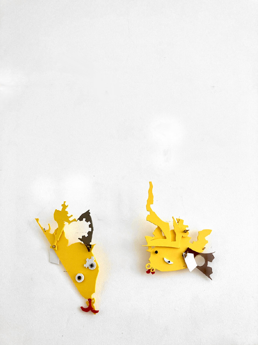 Ken’ichiro Taniguchi, Hecomi Garactoring - Reindeers - 2020, Compressed PVC, Brass, Steel, Acrylic plate; #11 = 24 x 21 x 2.5 cm. #12 = 25 x 22 x 2 cm
PHŒBUS•Rotterdam Ken’ichiro Taniguchi, Hecomi Garactoring - Reindeers - 2020, Compressed PVC, Brass, Steel, Acrylic plate; #11 = 24 x 21 x 2.5 cm. #12 = 25 x 22 x 2 cm
PHŒBUS•Rotterdam