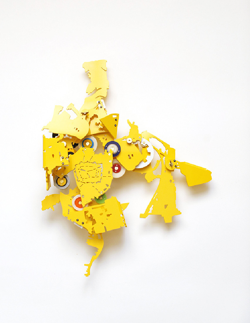 Ken'ichiro Taniguchi, Hecomi 'City Study for Leiden (Sculpture)', 2020, h 47 x b 35 x d 12 cm. Compressed PVC, Brass, Steel, Hinges, Wood, Acrylic plate, Rotatable devices. 1 / 30,000 scale. detail
PHŒBUS•Rotterdam Ken'ichiro Taniguchi, Hecomi 'City Study for Leiden (Sculpture)', 2020, h 47 x b 35 x d 12 cm. Compressed PVC, Brass, Steel, Hinges, Wood, Acrylic plate, Rotatable devices. 1 / 30,000 scale. detail
PHŒBUS•Rotterdam