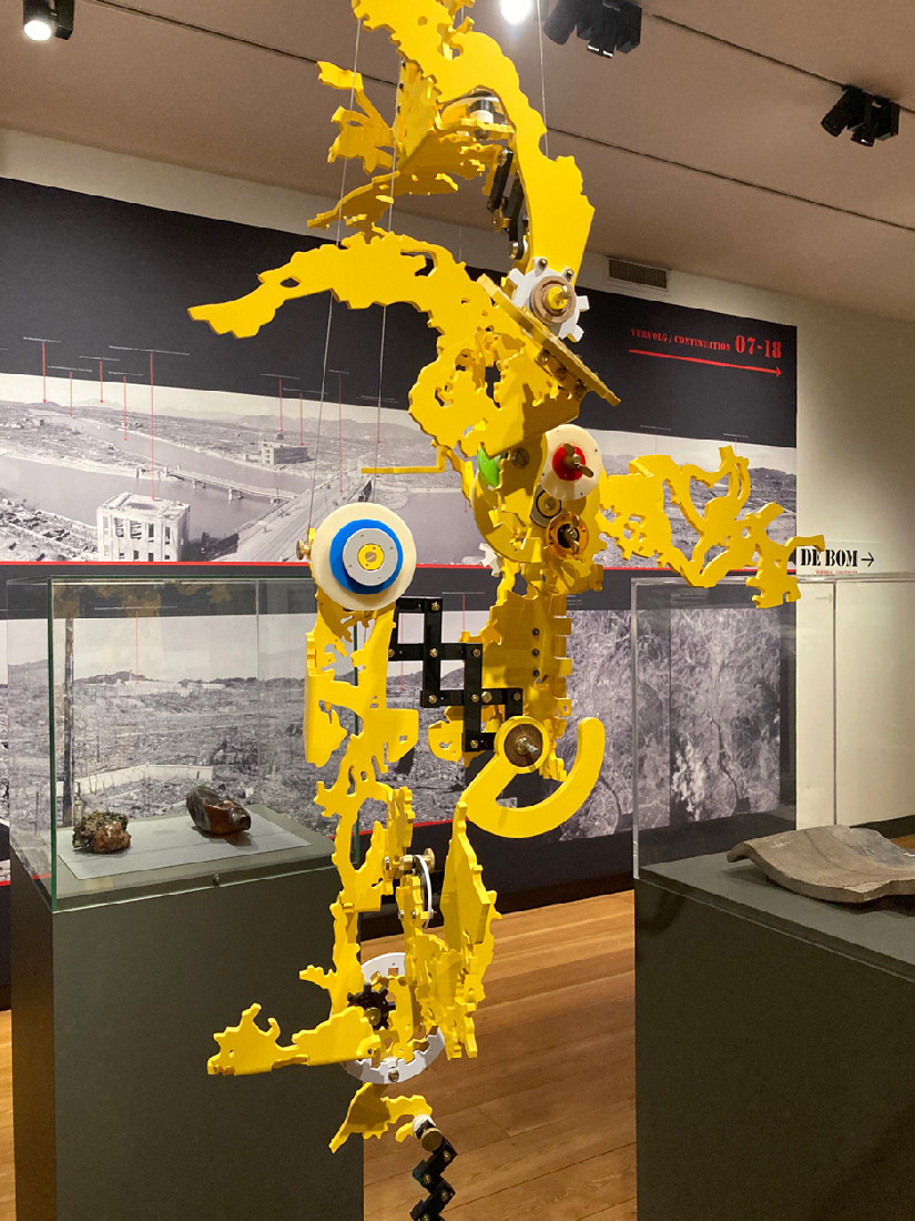 Ken'ichiro Taniguchi, 'Hecomi' 2020, Study for Nagasaki, Japan approx. 1 / 30,000 scale 2020 Compressed PVC, Brass, Steel, Hinges, Wood, Acrylic plate, Rotatable devices, Caster 60 x 160 x 60 cm
PHŒBUS•Rotterdam Ken'ichiro Taniguchi, 'Hecomi' 2020, Study for Nagasaki, Japan approx. 1 / 30,000 scale 2020 Compressed PVC, Brass, Steel, Hinges, Wood, Acrylic plate, Rotatable devices, Caster 60 x 160 x 60 cm
PHŒBUS•Rotterdam