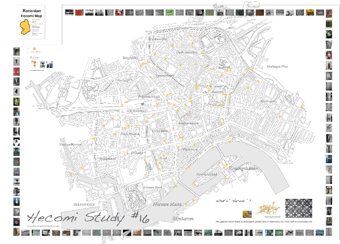 Ken'ichiro Taniguchi, topografische kaart van de stad Rotterdam met 100 vindplaatsen voor ''Hecomi'', werkperiode april-juni 2008, 100 x 141.6 m. (opl. 50 in rol, 200 gr. papier; opl. 200 gevouwen, 90 grams papier). Uitgave PHŒBUS•Rotterdam 1 februari 2009,
ISBN 90-75593-16-7.
PHŒBUS•Rotterdam Ken'ichiro Taniguchi, topografische kaart van de stad Rotterdam met 100 vindplaatsen voor ''Hecomi'', werkperiode april-juni 2008, 100 x 141.6 m. (opl. 50 in rol, 200 gr. papier; opl. 200 gevouwen, 90 grams papier). Uitgave PHŒBUS•Rotterdam 1 februari 2009,
ISBN 90-75593-16-7.
PHŒBUS•Rotterdam