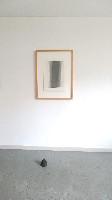 Paul de Kort, 'CONTINUUS PROPORTION', 1993, twee delen opgerold lood, samen lood ø 12 x 69 cm.; met inkepingen die regelmatige patronen laten zien
PHŒBUS•Rotterdam