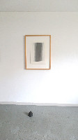 Paul de Kort, 'CONTINUUS PROPORTION', 1993, twee delen opgerold lood, samen lood ø 12 x 69 cm.; met inkepingen die regelmatige patronen laten zien
PHŒBUS•Rotterdam