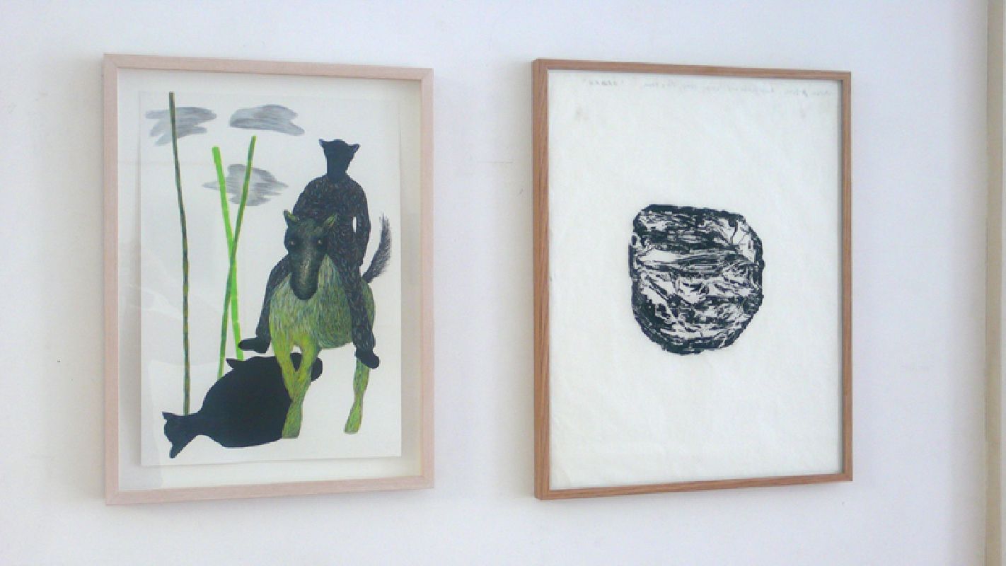 zomertentoonstelling 2008, detail met werken van Yvonne van de Griendt en Stefan Gritsch
PHŒBUS•Rotterdam